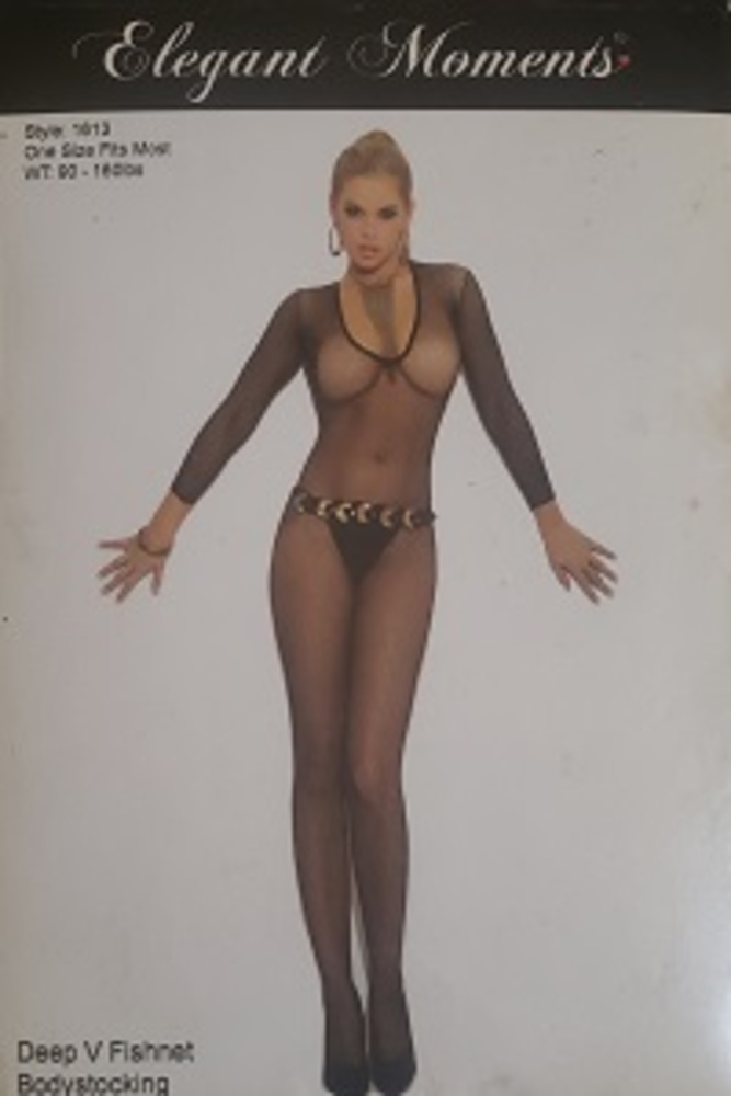 V NECK LACE BODY STOCKING